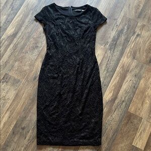 Ivanka Trump Black Lace Stretch Dress